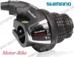 ВЕЛО КОМАНДА ФИКСИРАНА - 7 GRIP SHIFT ЗА ЗАДЕН ДЕРАЙЛЬОР (ДЯСНА) SHIMANO TOURNEY SL-RS35-R7 Revoshift SIS INDEX-2